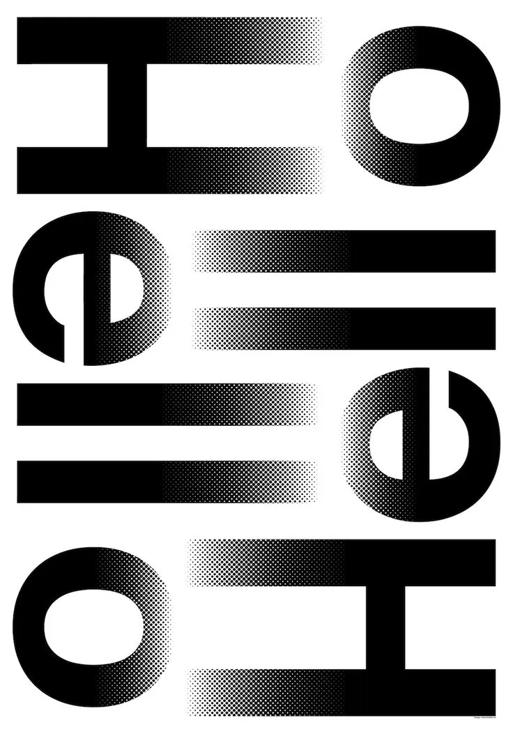 daffndill | Werbeagentur | Bildmotiv – Posters You Can Touch Honoring Swiss Style with an